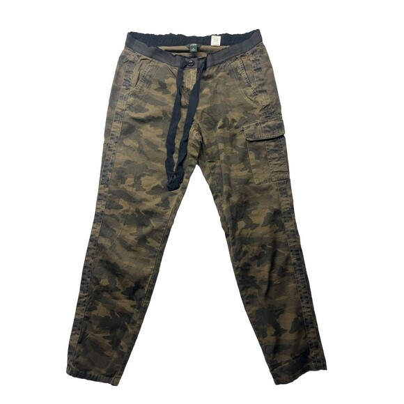 Vintage J.Crew Women's Cargo Camouflage Canvas Pants Size 4 City Fit 29362 - Picture 1 of 3